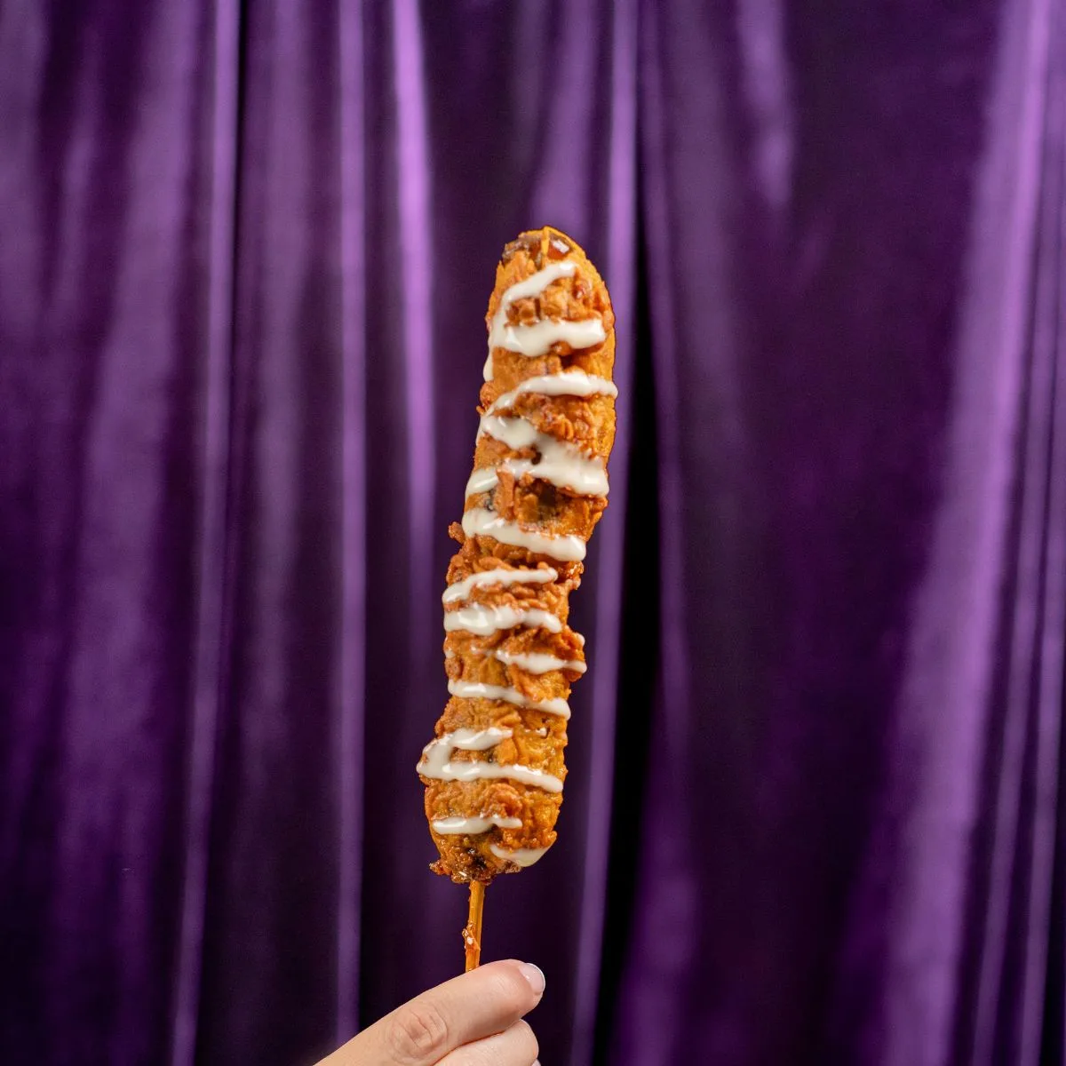 Pickle on a stick at the sydney royal easter show. 