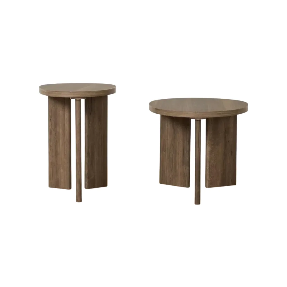 Set of 2 Walnut Side Tables - Anko + Best Affordable Furniture Brands Australia + Cheap Furniture 2026