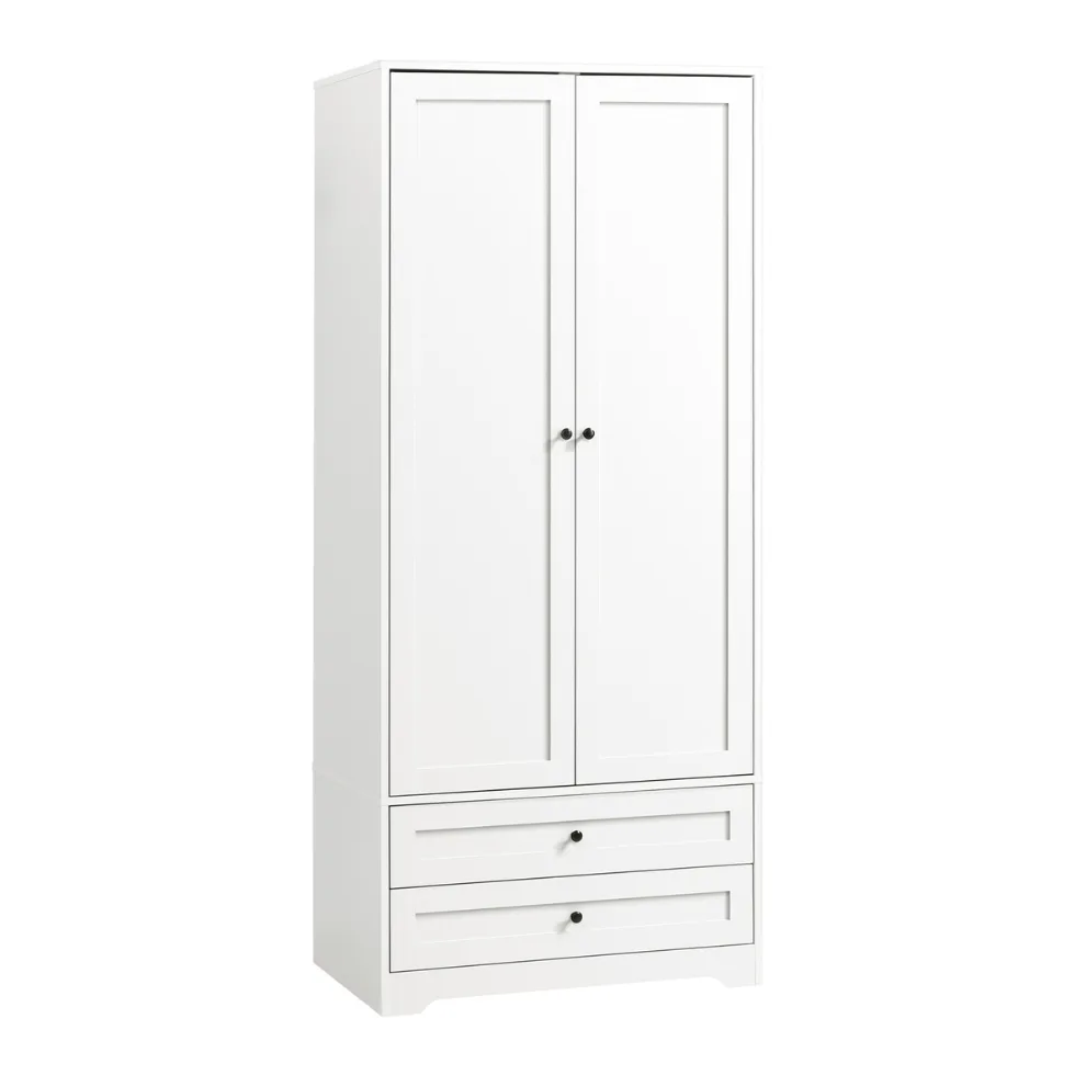 Temple & Webster Aurora 2 Drawer 2 Door Wardrobe + Affordable Furniture Australia 2026 + Cheap Furniture