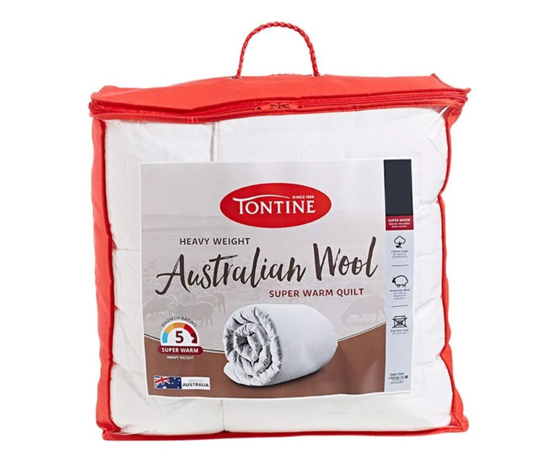 Tontine 500GSM heavy weight Australian wool quilt