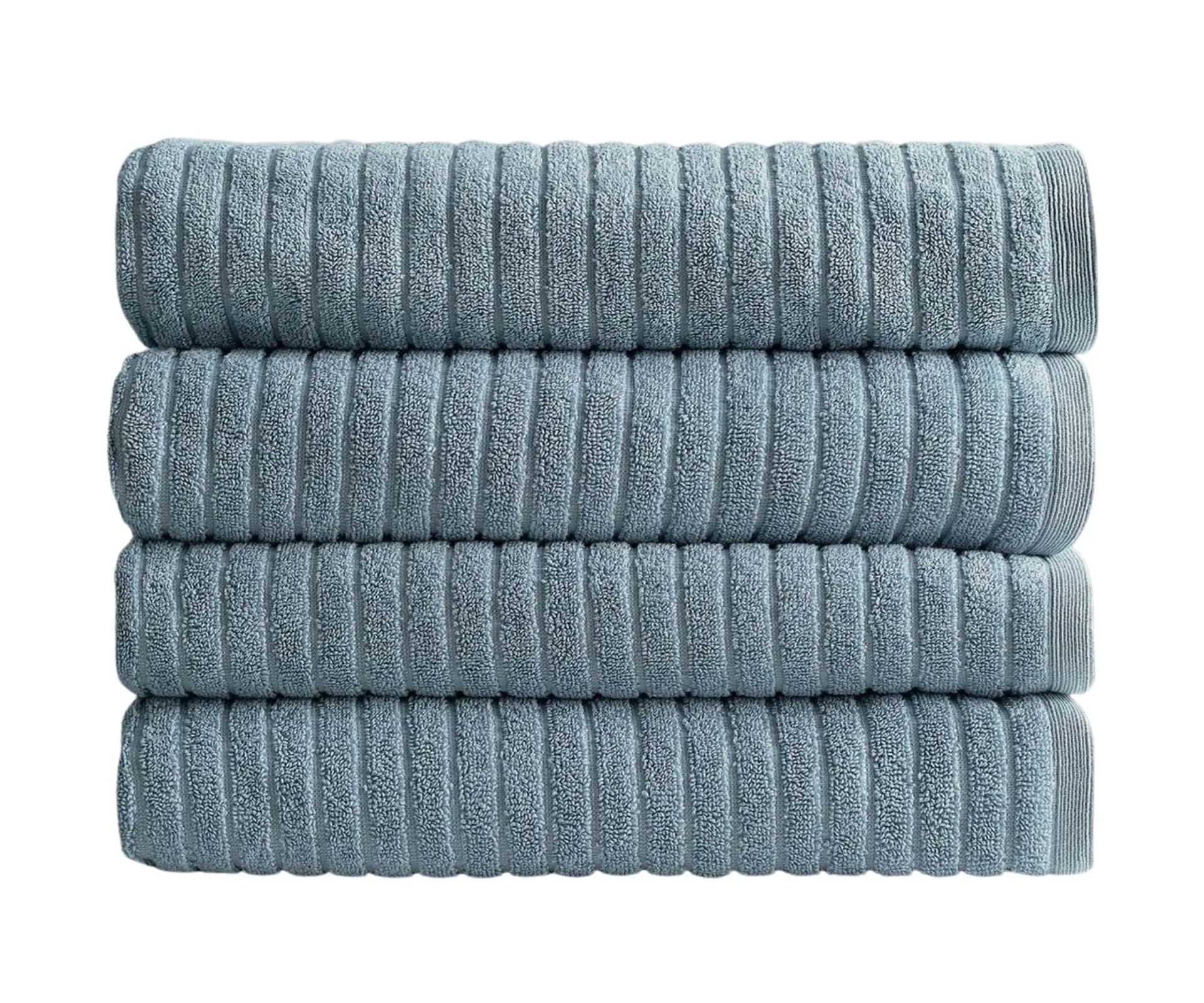 Alessia Cotton Bamboo Rib Bath Towel