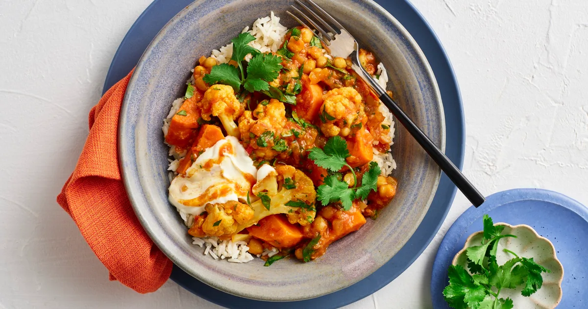 The solo vegie and chickpea curry that proves eating alone can be absolutely delicious