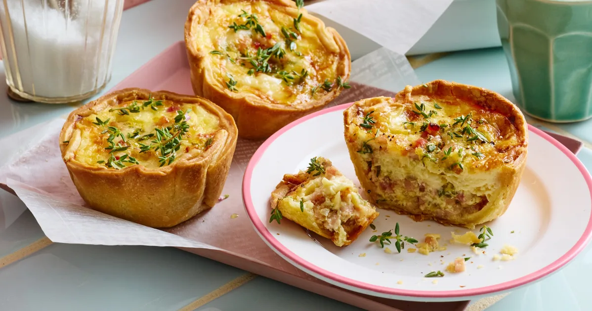 Individual quiche Lorraines are the perfect bite-sized treat