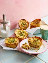 Found: Individual quiche Lorraines are the perfect bite-sized treat