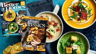 Get your bonus winter cookbook with the latest issue of BHG!