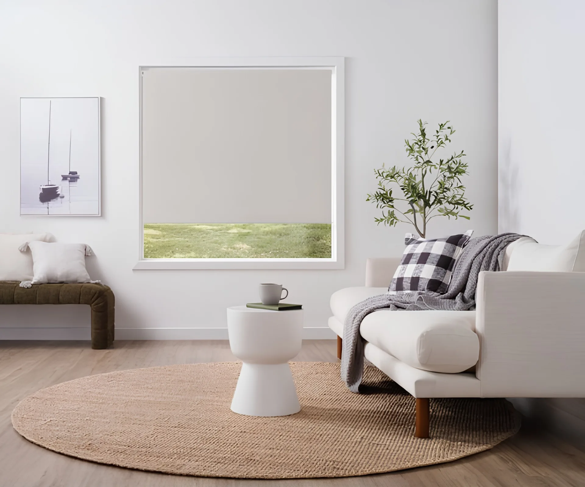 Spotlight Windowshade Mira Jacquard Blockout Roller Blind Pearl + Blockout Roller Blinds for Energy Efficiency+ Australia 2026