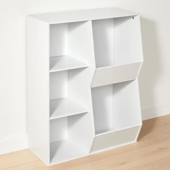 3 Cube with Cubby Storage Unit - White