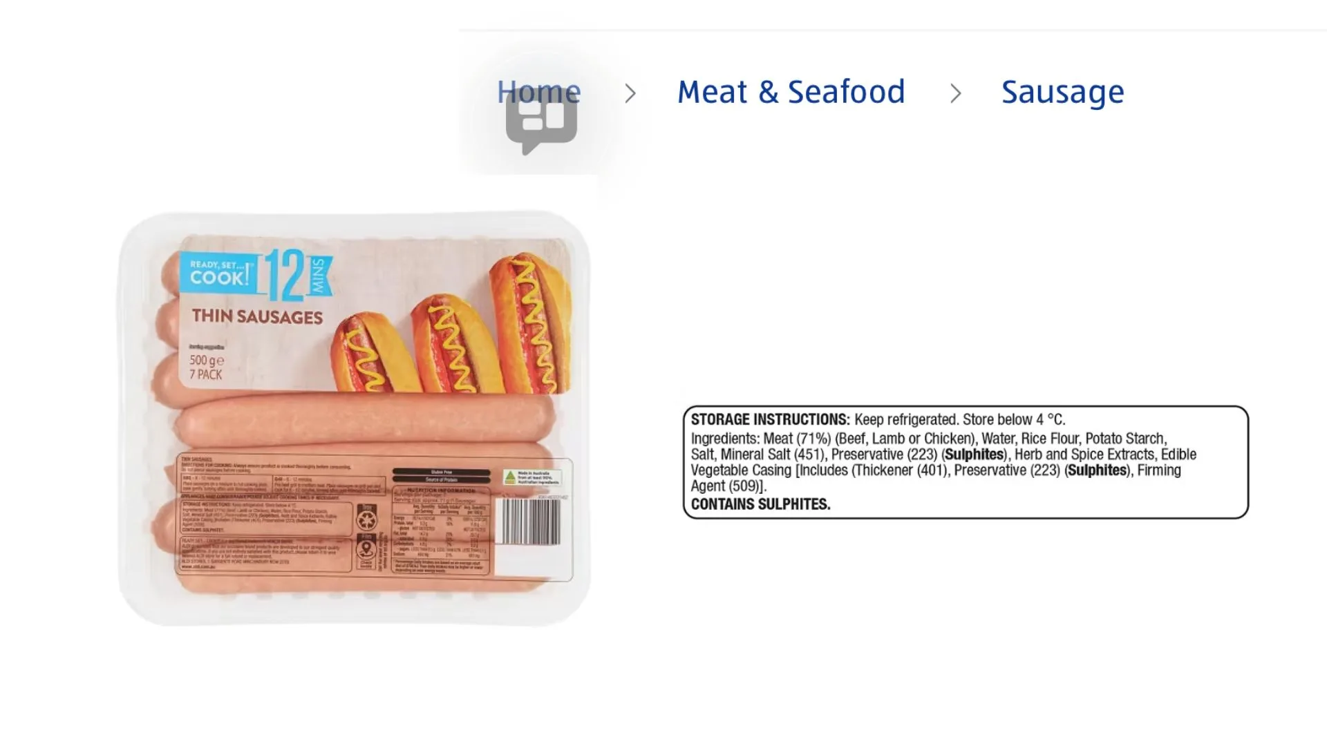 Aldi thin sausage taste test winner