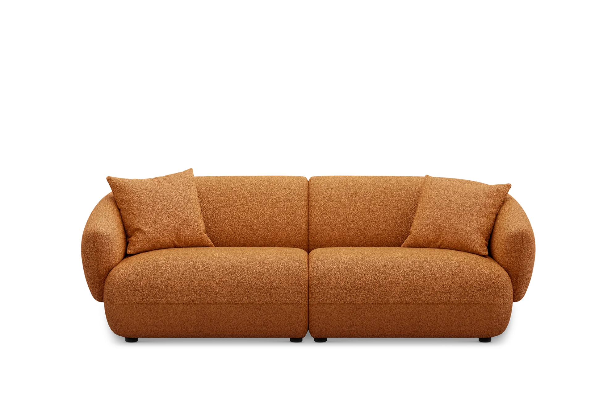 3 seater sofa in ginger