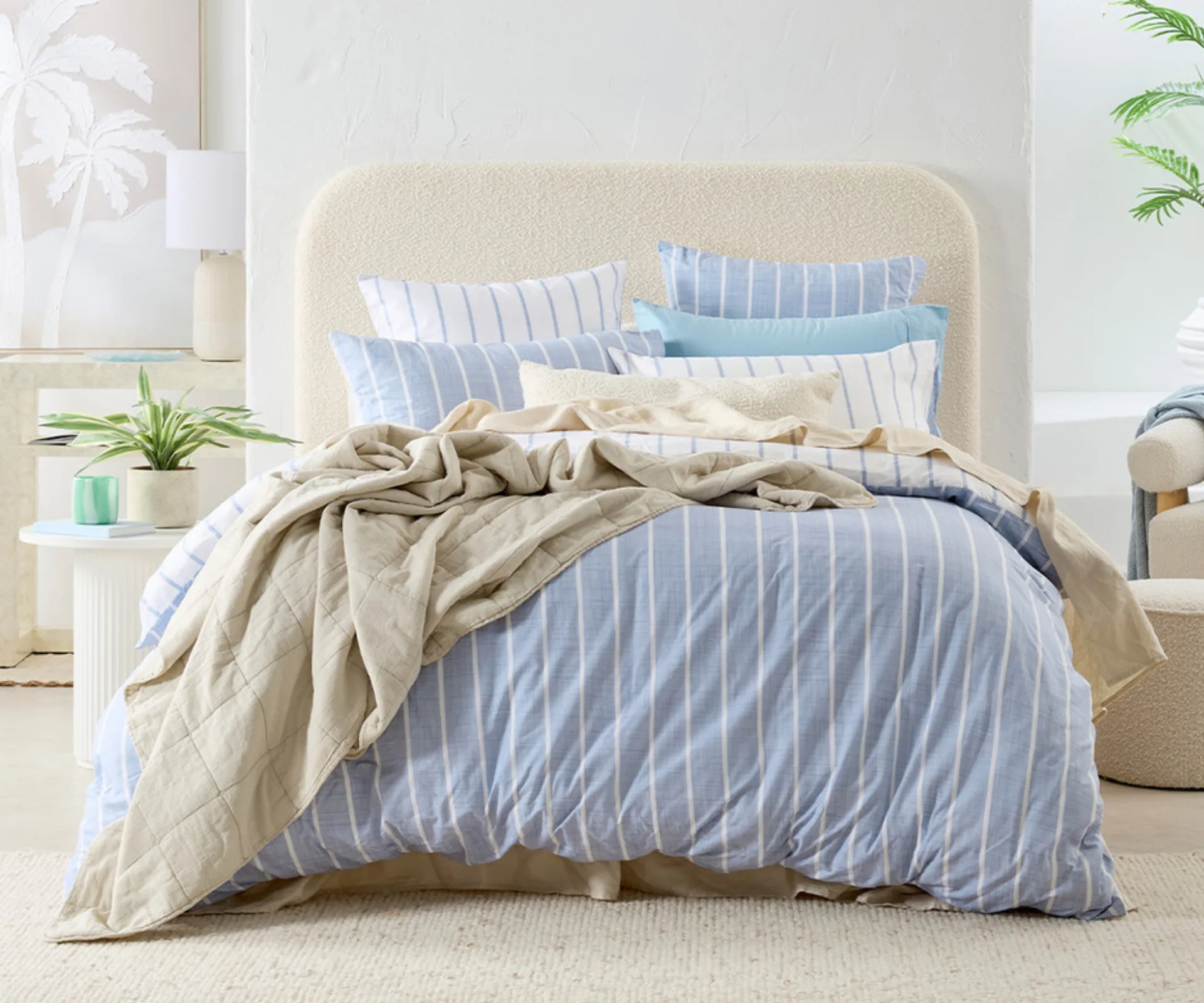 striped bedding australia