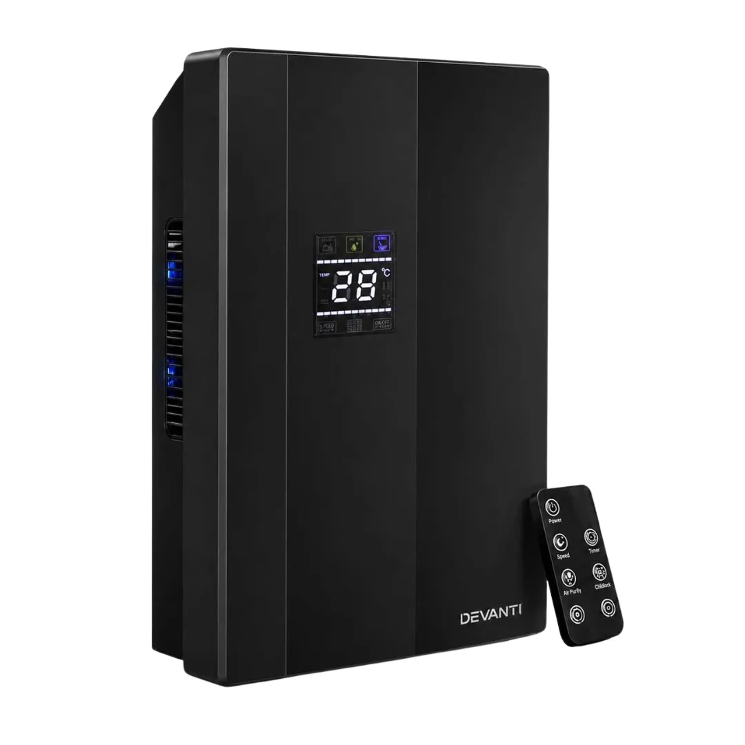 Devanti Dehumidifir2L Portable Air Purifier Moisture Absorber + Prime Day Sales + Amazon Heaters