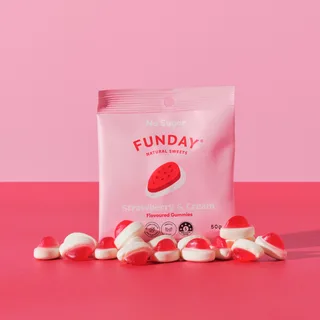 Funday Natural Sweets Strawberry & Cream