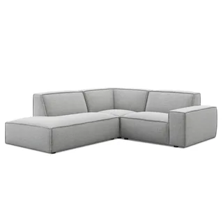 Jonathan Side Chaise Sectional Sofa &ndash; Smoke Grey