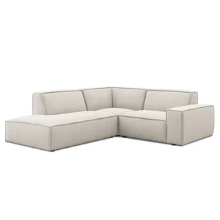 Jonathan Side Chaise Sectional Sofa &ndash; Ivory