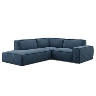 Jonathan Side Chaise Sectional Sofa &ndash; Indigo Blue