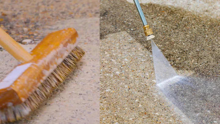 fixing a slippery driveway