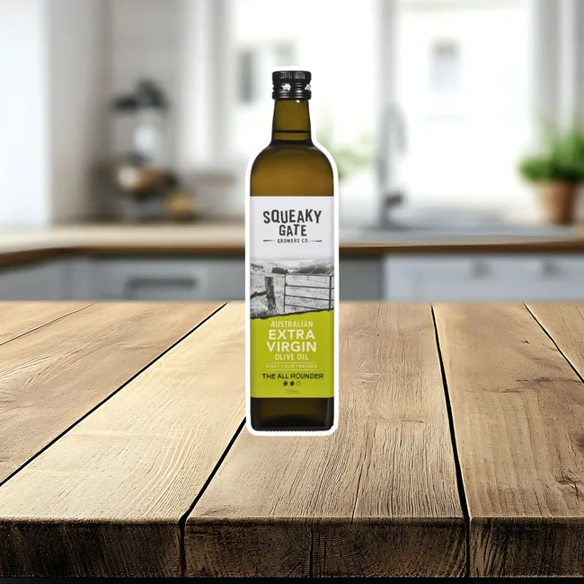 squeaky gate olive oil