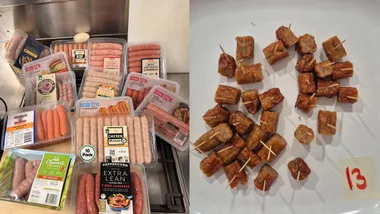 supermarket sausage