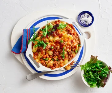 This 30-minute bolognese pie for one is the cosy dinner you’ll make on repeat
