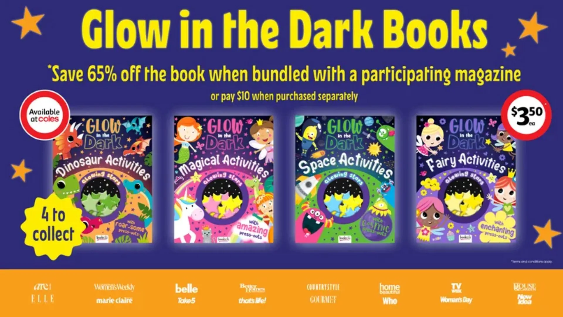 glow in teh dark activity books