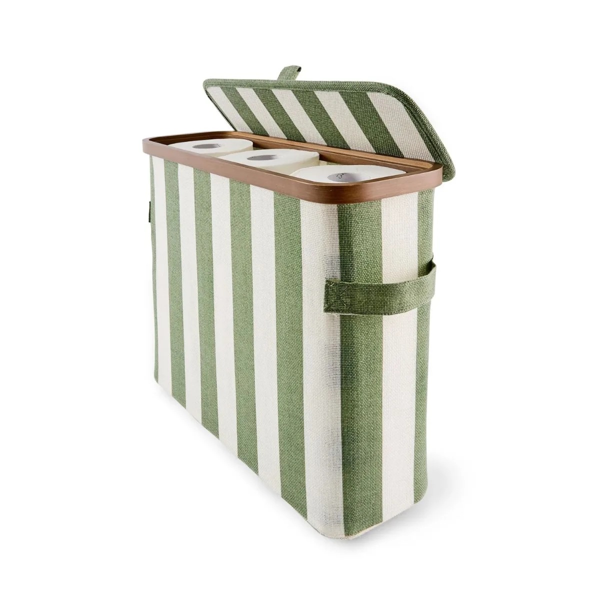 Kmart linen look toilet roll holder.