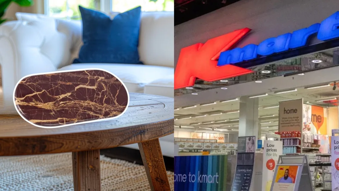 Kmart has released a new marble range, and prices start at just $3