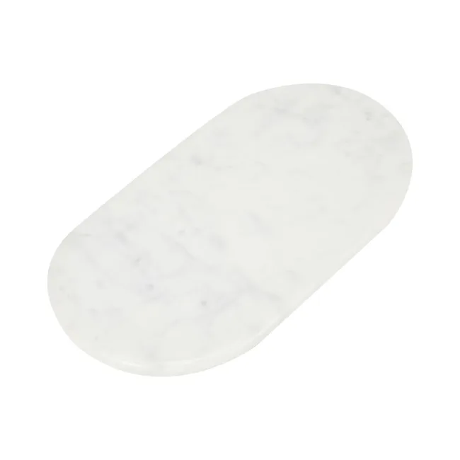 kmart White Marble Curve Tray