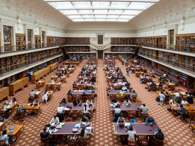 mitchell library reading room in state library for state library stories