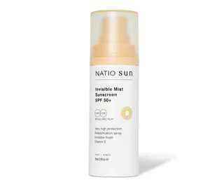 Invisible Mist Sunscreen SPF 50+, Natio