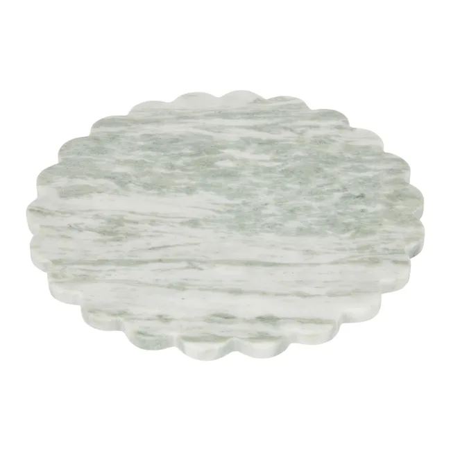 Onyx Scallop Marble Tray