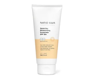 Quick Dry Moisturising Sunscreen SPF 50+ 200mL, Natio
