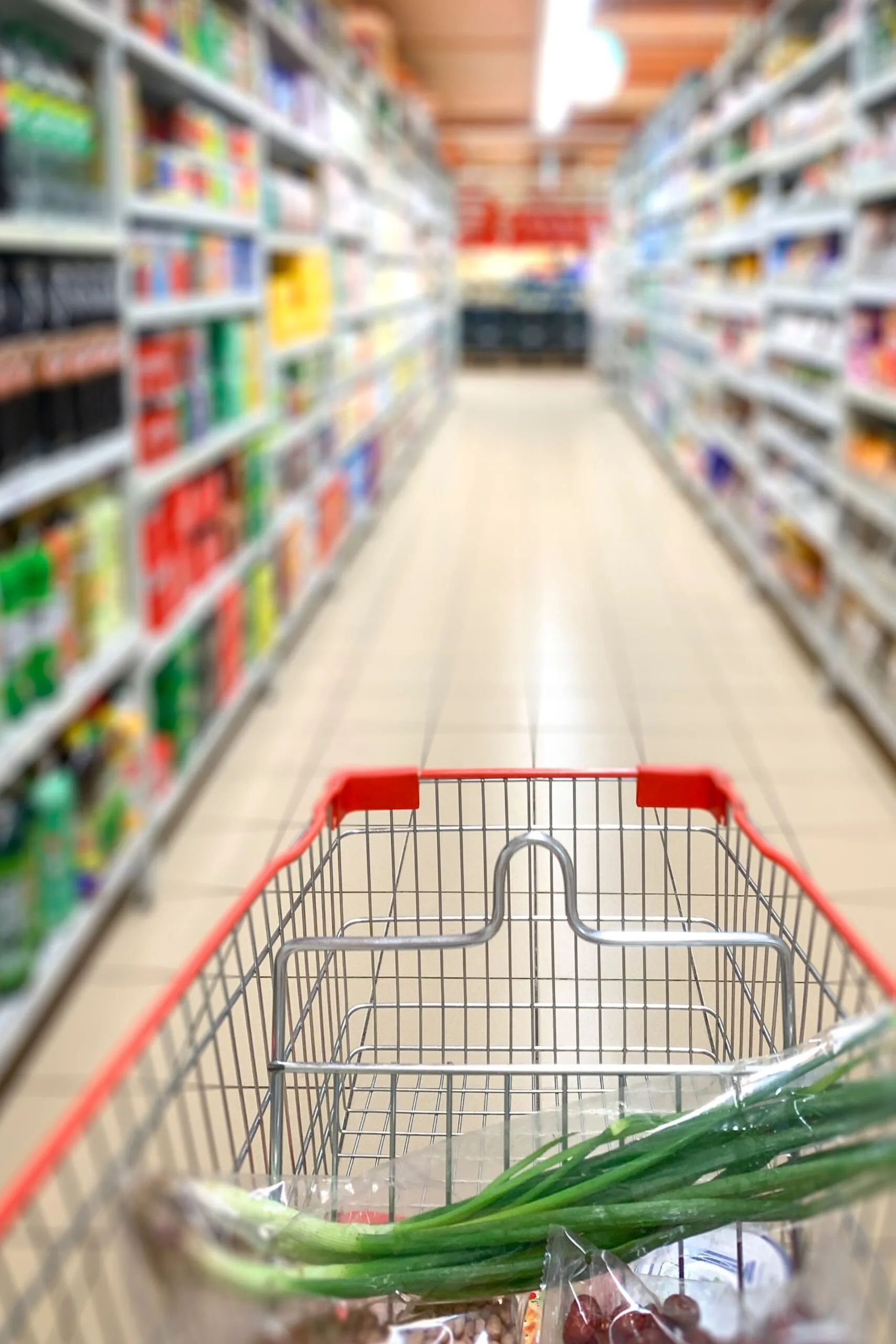 shopping at the supermarket