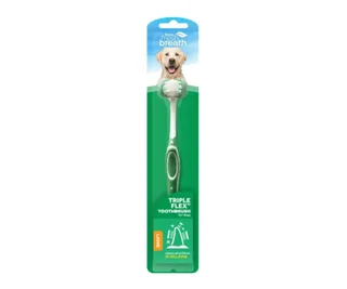 Tropiclean Fresh Breath Tripleflex dog toothbrush