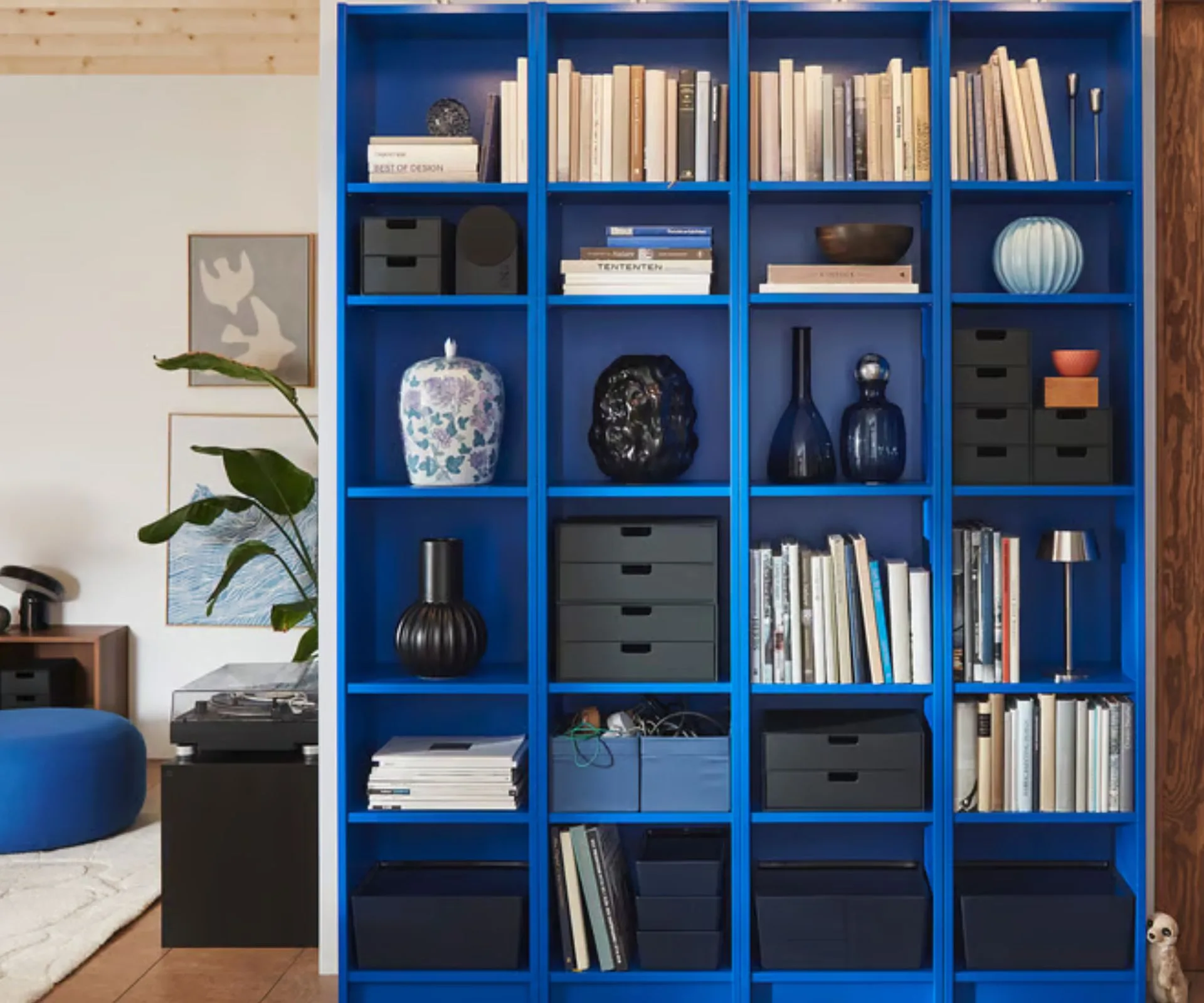 Billy bookcase in blue