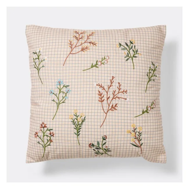 Emery embroider cushion, $10