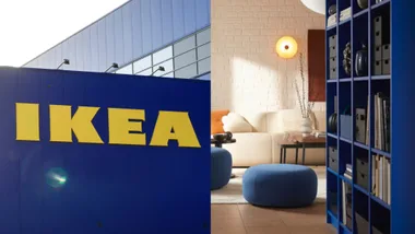 ikea billy bookcase in blue