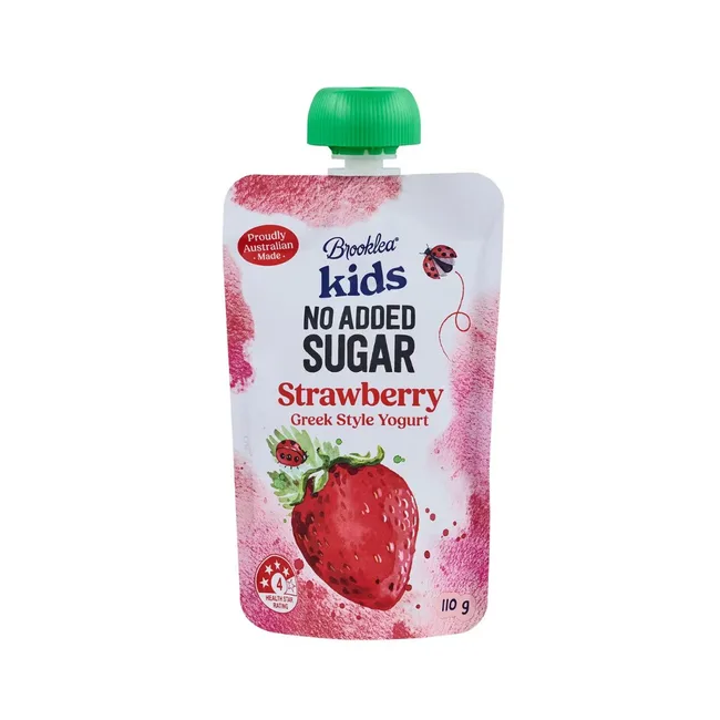 No Added Sugar Strawberry Yogurt Pouch