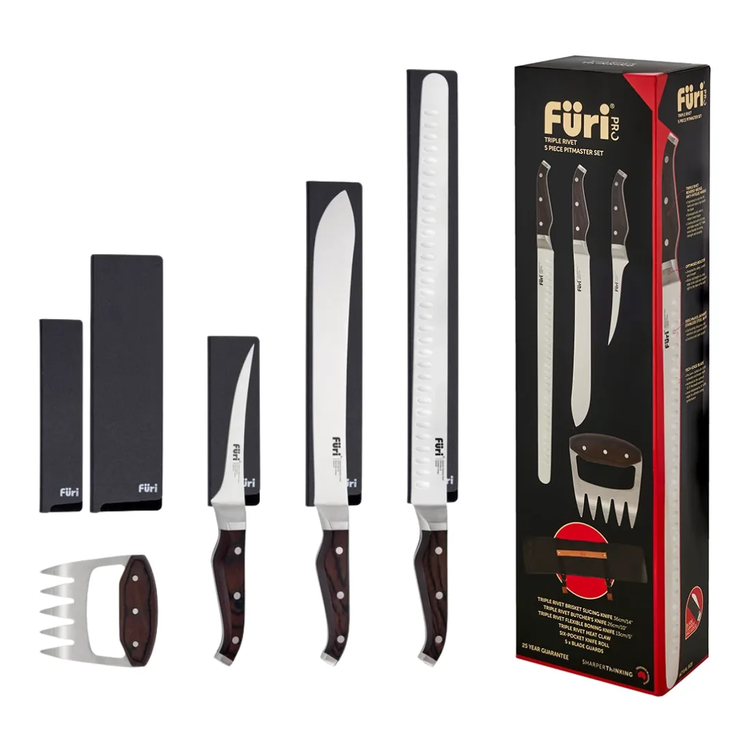 Triple Rivet Pitmaster Roll Set from Furi