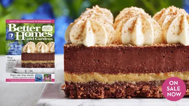 A Tim Tam chocolate slice from the latest issue of Better Homes and Gardens magazine.