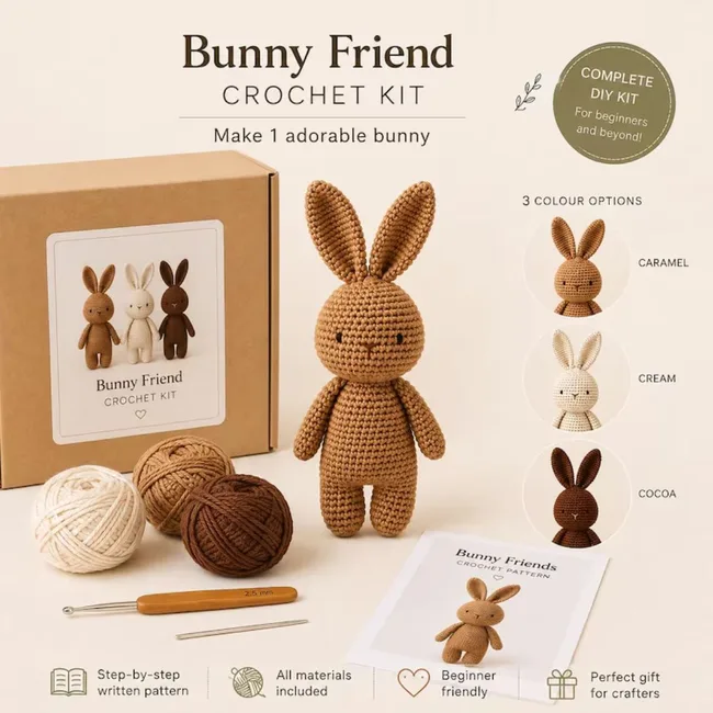 bunny crochet kit
