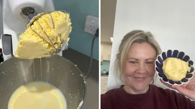 home made butter test