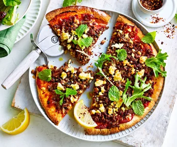 This spiced lamb pizza for one will be your new weeknight favourite