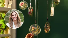 Make Juliet Love’s DIY floral suncatchers in a few easy steps