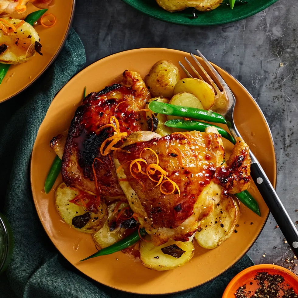 sticky mandarin chicken