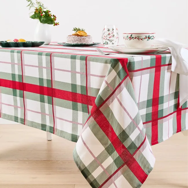 kmaer plaid tablecloth