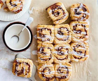 Try these simple apple and cinnamon scrolls