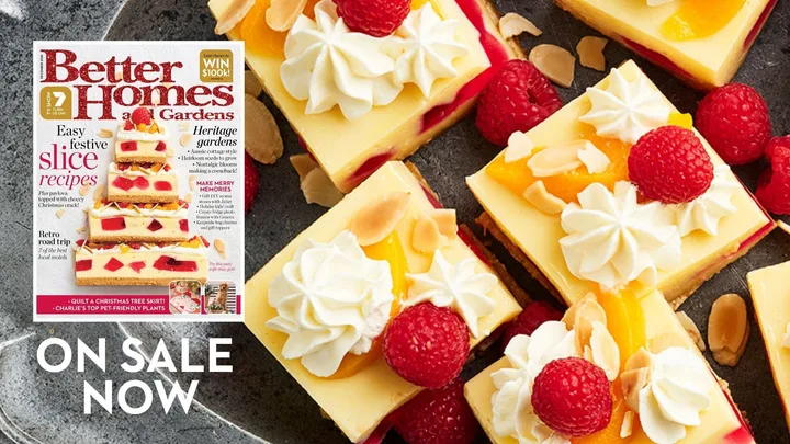 Bonus Christmas Favourites recipe book with the latest issue of Better Homes and Gardens!