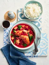 Colin’s Fassnidge’s new miso chicken soup is pink!