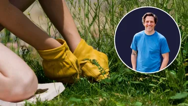 weed mat gardening with charlie albone