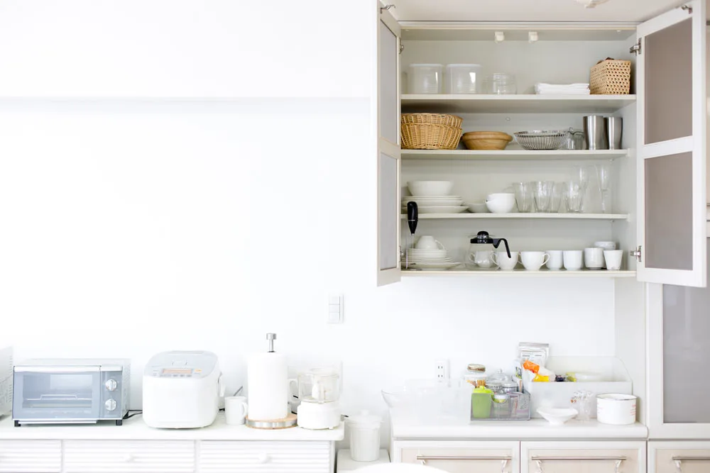 tidy cupboards